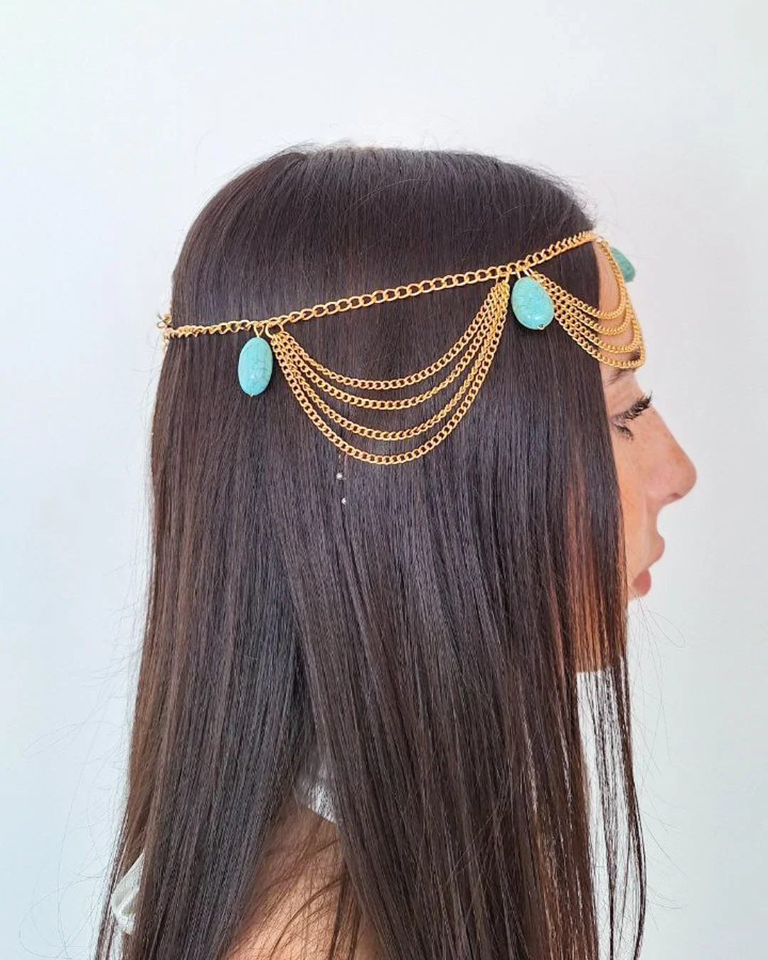5114395143263333675-ig-2 Head chain Dorada tiara piedras aguamarina