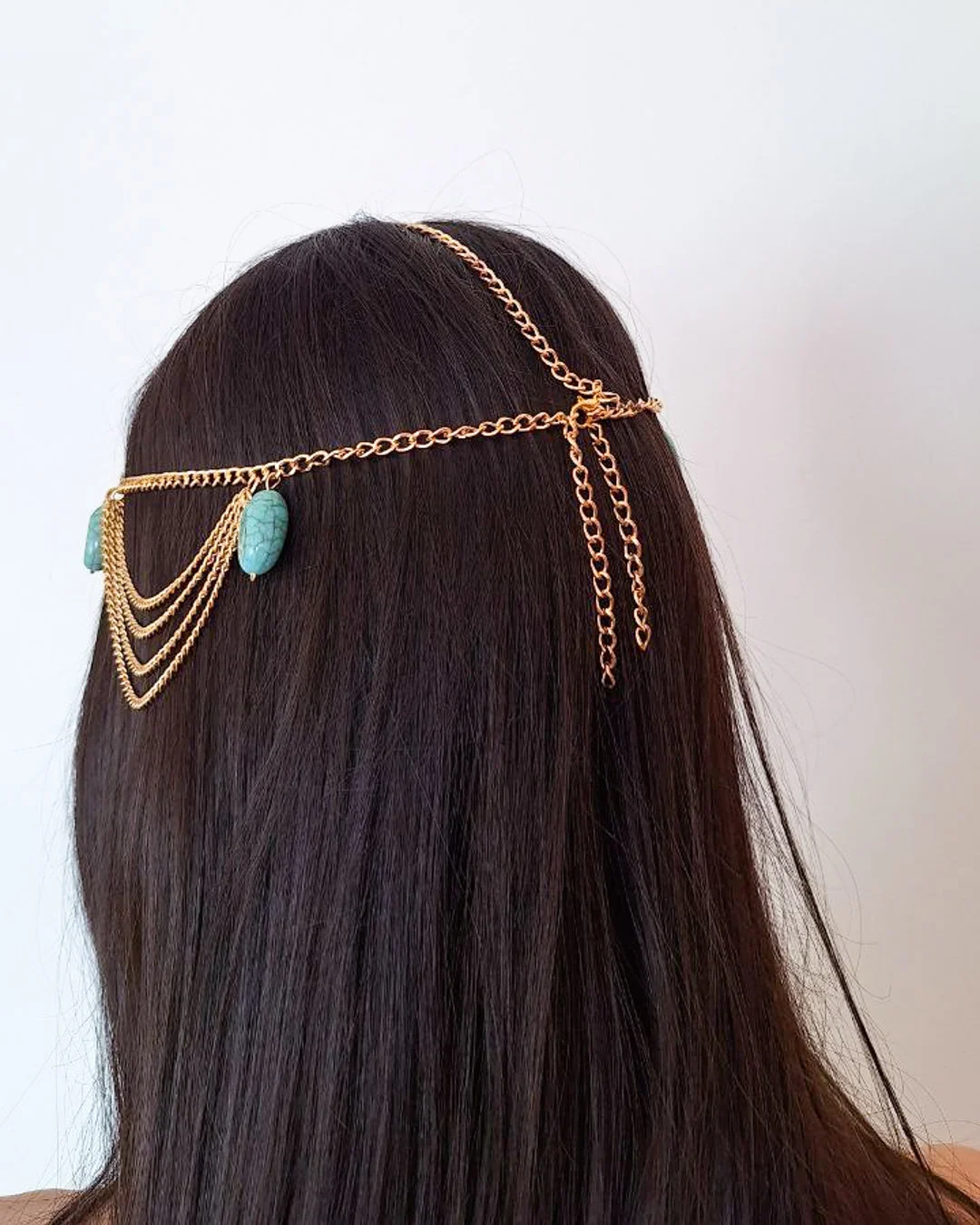 5114395143263333714-ig-2 Head chain Dorada tiara piedras aguamarina