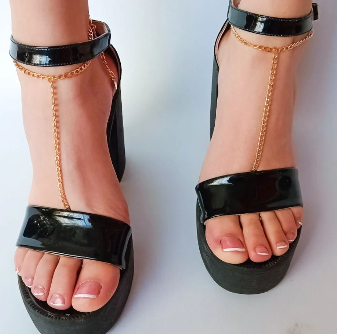 Foot Chain Dorado simple