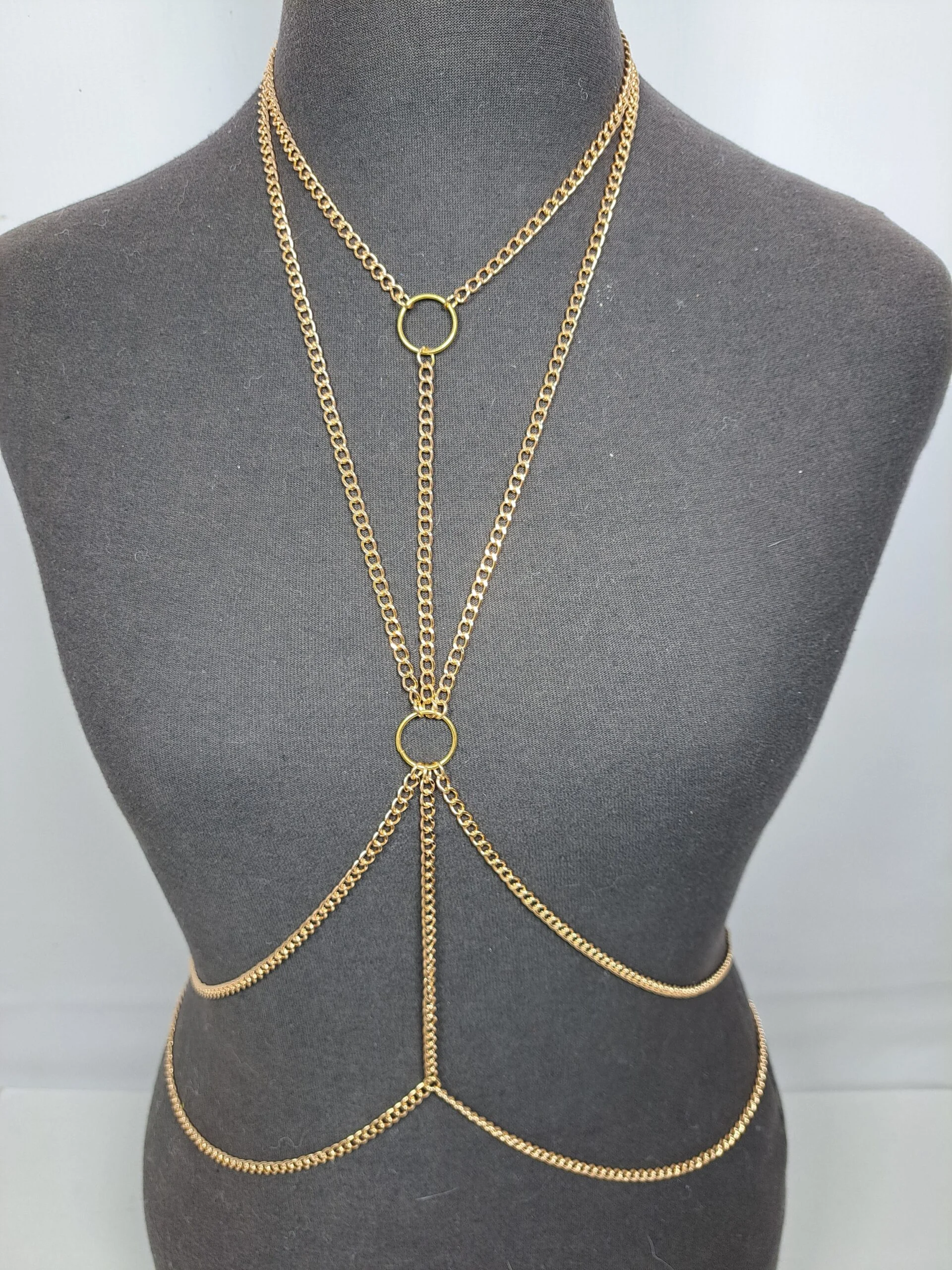 Body chain Dorado Arnés Gross Chains