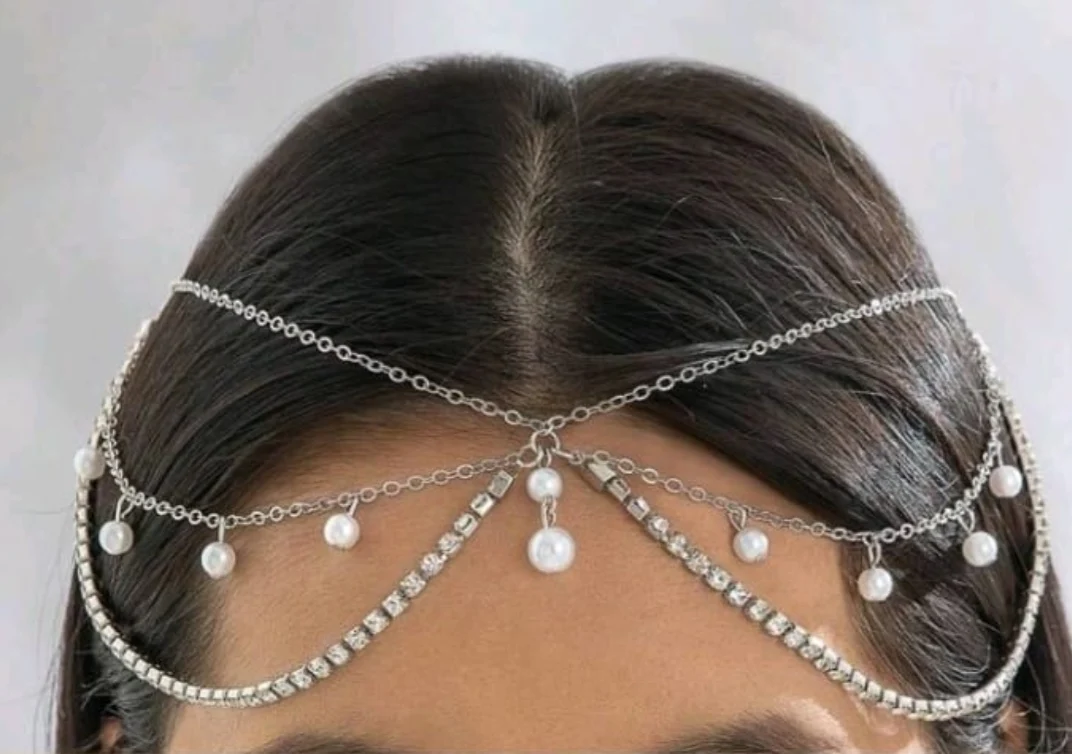 Corona perlas y strass Corona perlas y strass
