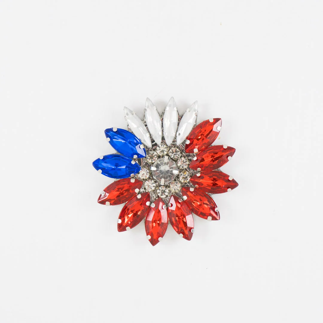 Escarapela de Chile con Strass Handmade