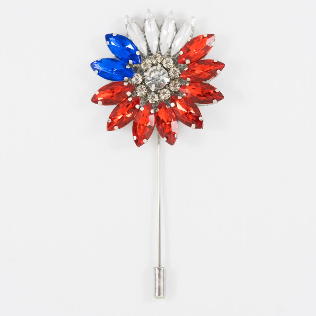 Escarapela de Chile con Strass Handmade